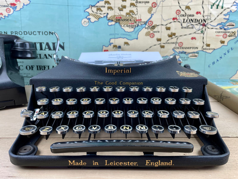 Typewriter, Imperial 1941 The Good Companion 1 with New Platen