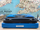 Typewriter,  Blue Silver Reed Silverette II