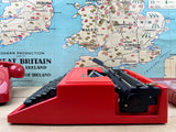 Typewriter, Olivetti Dora - Red