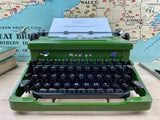 Typewriter, Everest 1951 Mod 90 - Uncommon Green Colour