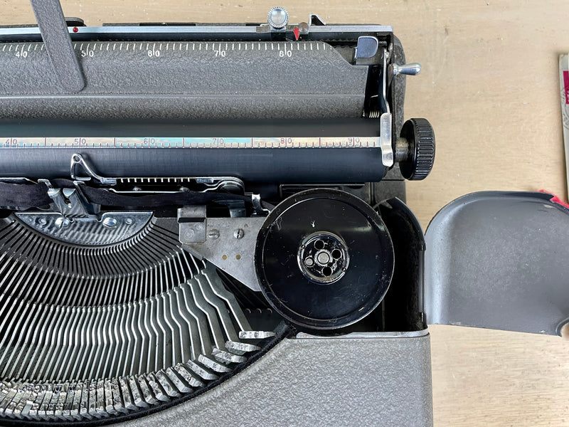 Typewriter, 1948 Hermes Baby portable