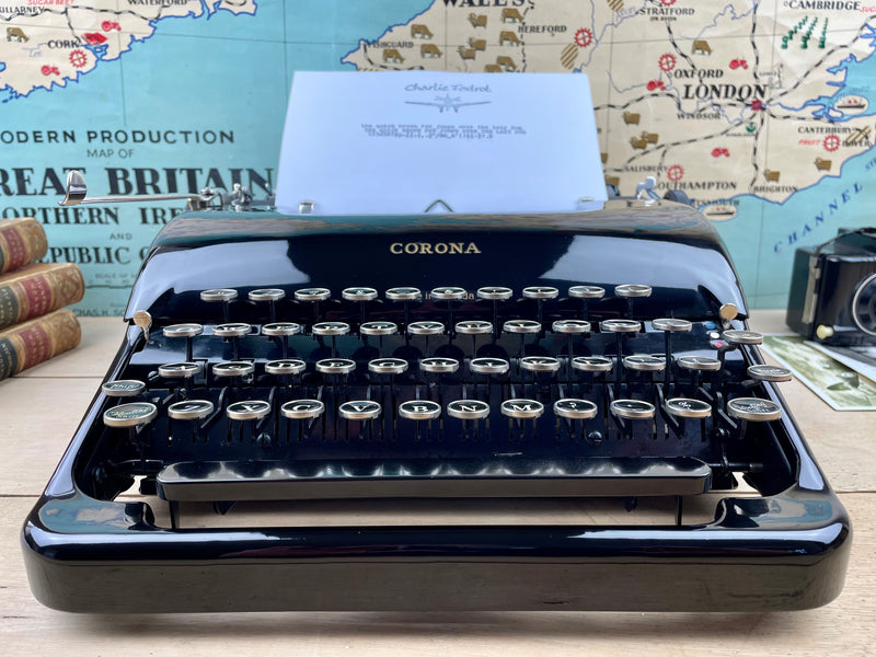 Typewriter, 1938 Corona Standard Series 2