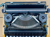 Typewriter, Yellow Silver Reed Silverette