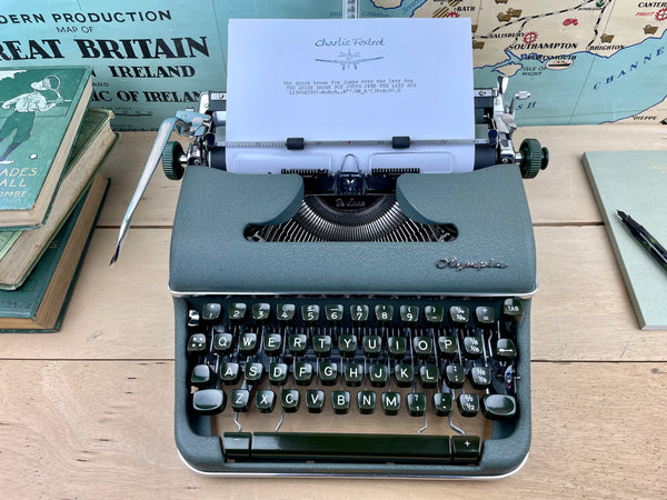 Olympia SM 4 Typewriter with New Platen