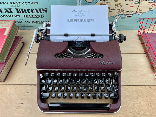 Olympia SM3 Typewriter with Congress Typeface