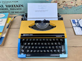 Multicoloured Silver Reed Typewriter