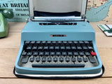 Typewriter, 1966 Olivetti Lettera 32 with the Uncommon Imperial Typeface