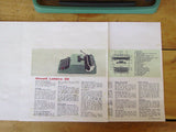 Typewriter, 1971 Olivetti Lettera 32