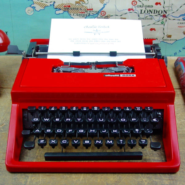 Rare Red Olivetti Dora – Charlie Foxtrot