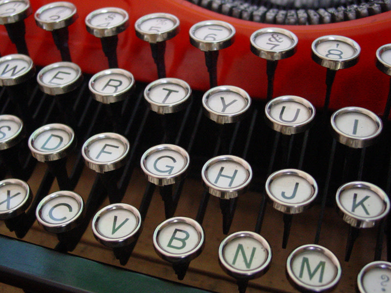 Rare Red 1930 Underwood Universal  Portable