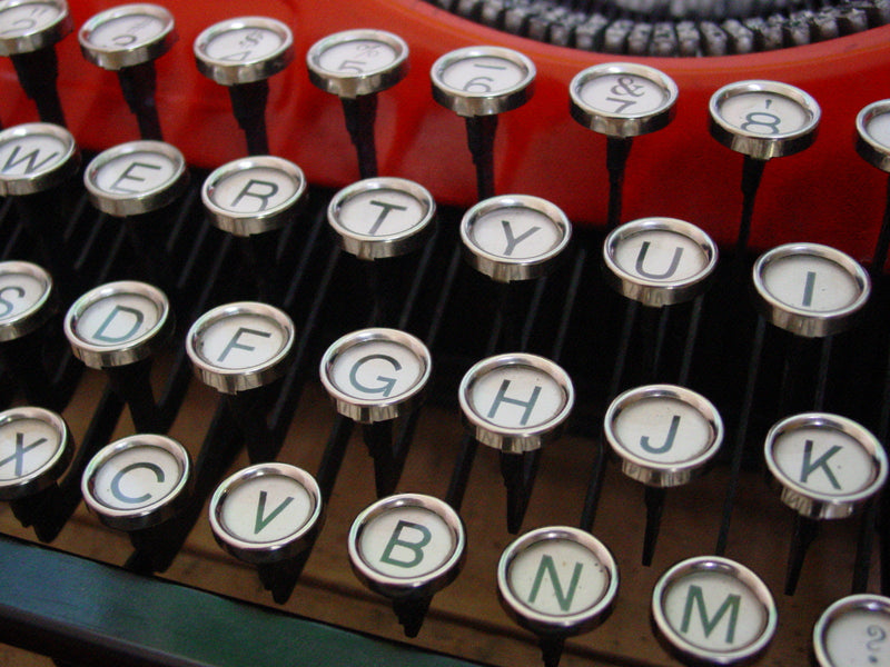 Rare Red 1930 Underwood Universal  Portable