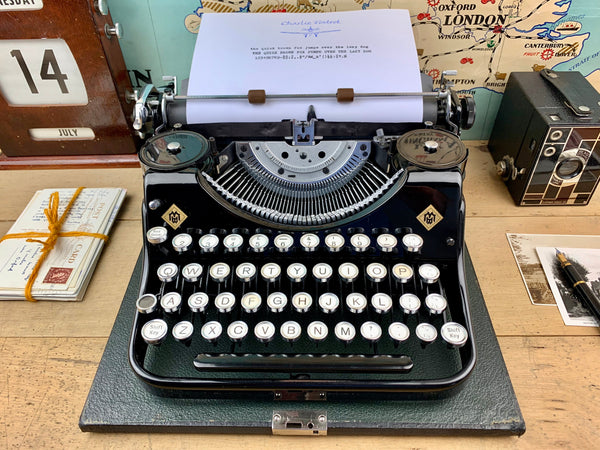 Mercedes Typewriter from Charlie Foxtrot Typewriters