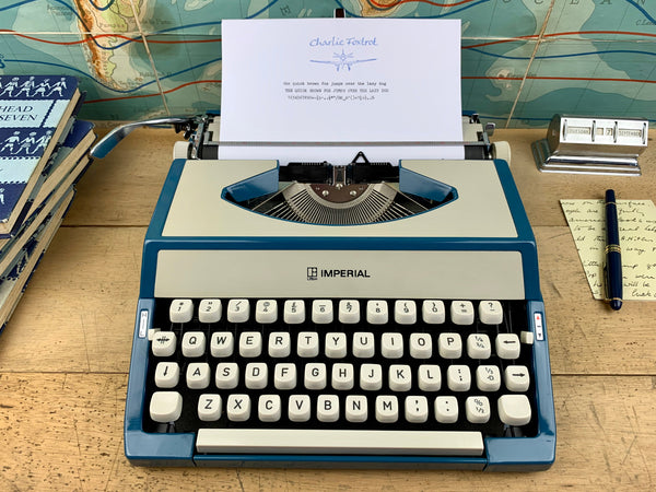 Imperial Typewriter from Charlie Foxtrot Typewriters