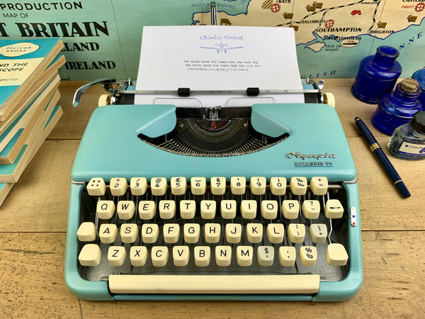 Olympia Splendid 99 Typewriter from Charlie Foxtrot Typewriters